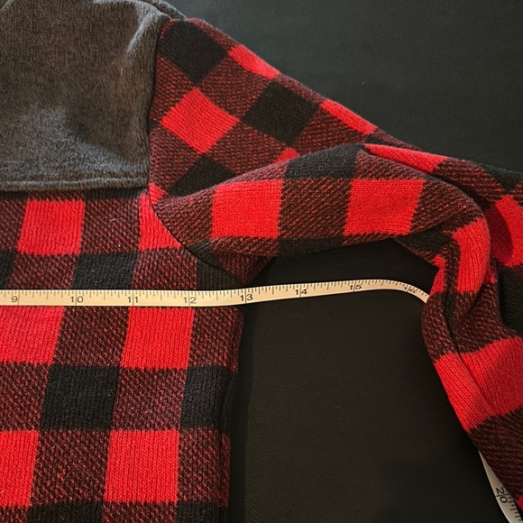 Garanimals Red and Black Plaid Zip Front Thin Coat - Picture 4 of 6